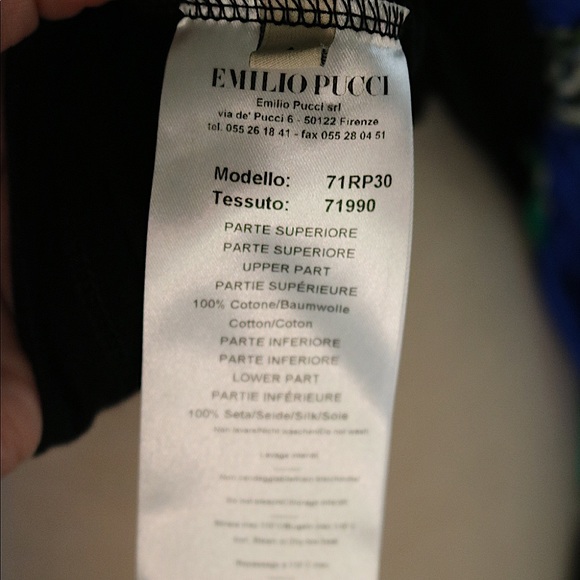 COPY - Emilio Pucci, T-shirt style, size large - Picture 5 of 7